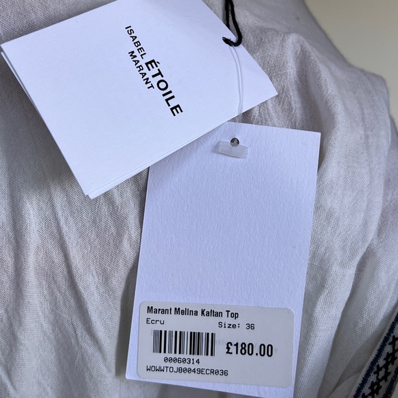 Isabel Marant (Isalebl ètoile) Boho Long Sleeve Top 
Size AU S - Picture 10 of 10